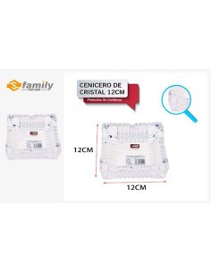 Cenicero de cristal 12cm