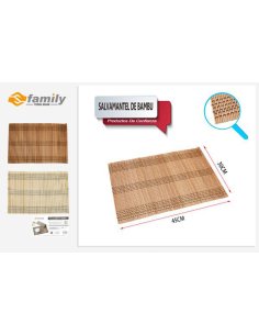 Salvamantel de bambu...