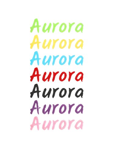 Nombre Bordado Pesonalizado