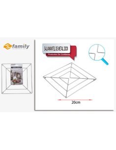 Salvamantel de metal 20cm