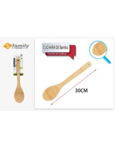 Cucharon de bambú 30x6cm