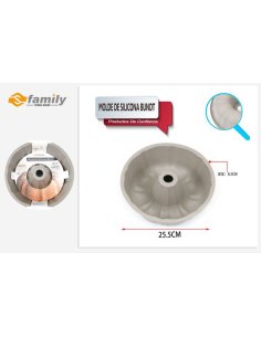 Molde de silicona bundt...