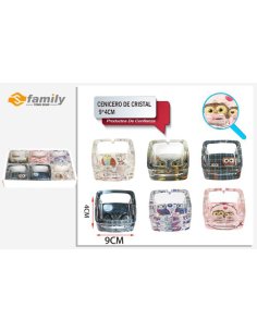 Cenicero de cristal 9x4cm...