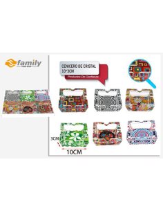 Cenicero de cristal 10x3cm...