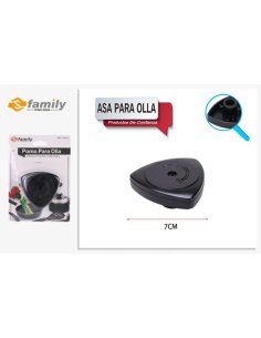 Pomo para olla plástico 7cm