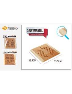 Salvamantel madera 15x15cm