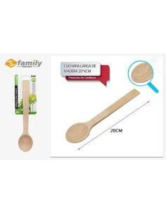 Cuchara larga de madera 20x4cm