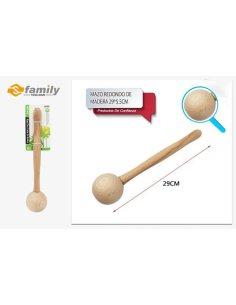 Mazo redondo de madera...