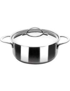 Cacerola con tapa inox noah...