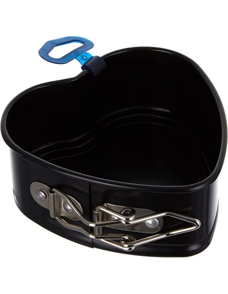 Molde mini desm. Corazon moka 11x5 cms