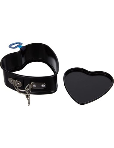 Molde mini desm. Corazon moka 11x5 cms