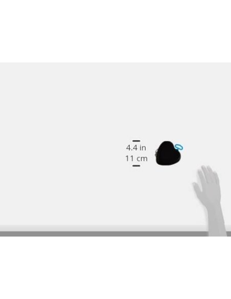 Molde mini desm. Corazon moka 11x5 cms