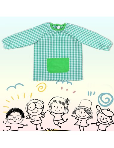 Bata Escolar Nombre Bordado...