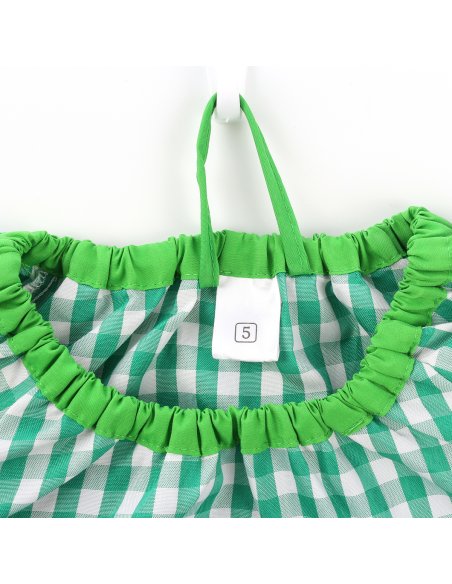 Bata Escolar Nombre Bordado Personalizable Infantil, Babi para Colegio Infantil Sin Botones Elástica en Puño y Cuello