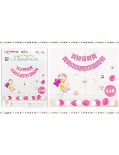 Set de guirnalda con globos...