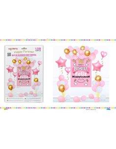 Set de globos con cartel 1.5m