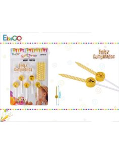 Vela emoticonos 11pcs 11cm