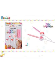 Vela corazones 11pcs 11cm