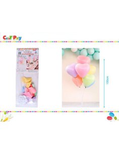 Set de globos con soporte...