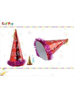 Gorro fiesta 34cm colores...