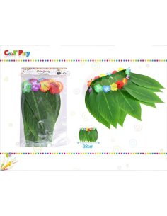 Falda hawaiana 38cm