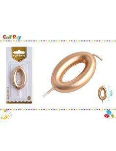 Vela Cumpleaños dorado...