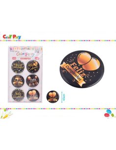 Escarapela 6pcs 4.5cm