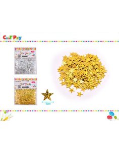 Confeti 15g 1cm  colores...