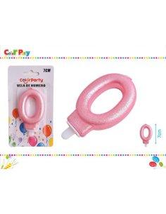 Vela cumpleaños rosa con...