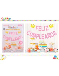 Guirnalda feliz cumpleanos 4m
