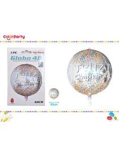 Globo mylar 4d
