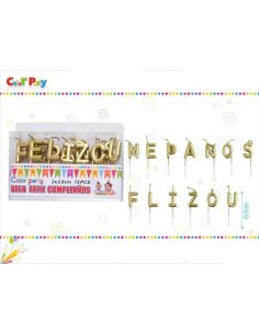 Vela feliz cumpleanos 6.7cm