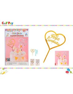 Adorno de pastel 17cm...