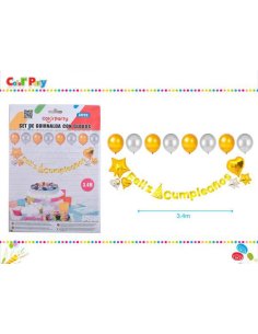 Set de guirnalda con globos...