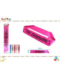 Banda cumpleanos 160x12cm...