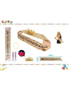 Set de corona y banda...