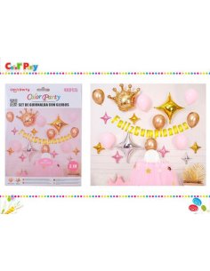 Set de guirnalda con globos...
