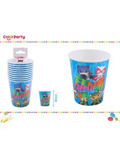 Vasos carton 8.5cm 10pcs