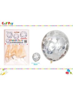 Globo relleno de confeti...