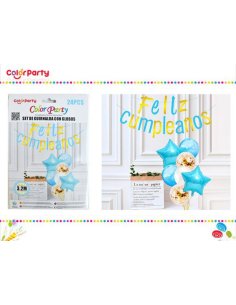 Set de guirnalda con globos...