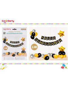 Set de guirnalda con globos...