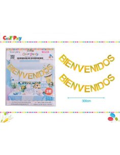 Guirnalda de bievenidos 3m...