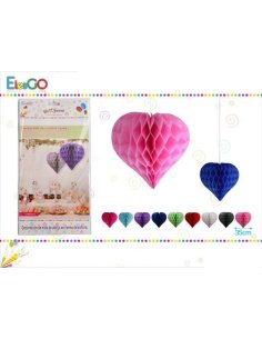 Bola papel 35cm colores...