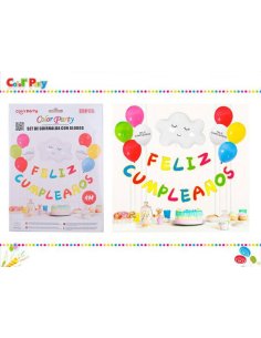 Set de guirnalda con globos 4m