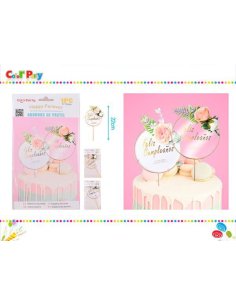 Adorno para pastel 22cm...