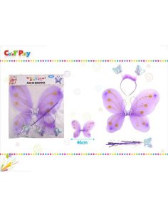 Alas de mariposa 3pcs 46cm
