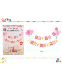 Set de guirnalda con globos...