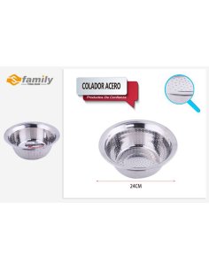 Colador acero 24cm