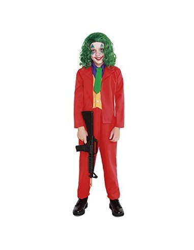 Disfraz Mad Clown Joker Niño Cine y TV  Talla 10-12 años   + Tallas 