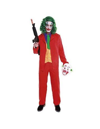Disfraz Mad Clown Joker Hombre Cine y TV  Talla M   + Tallas 